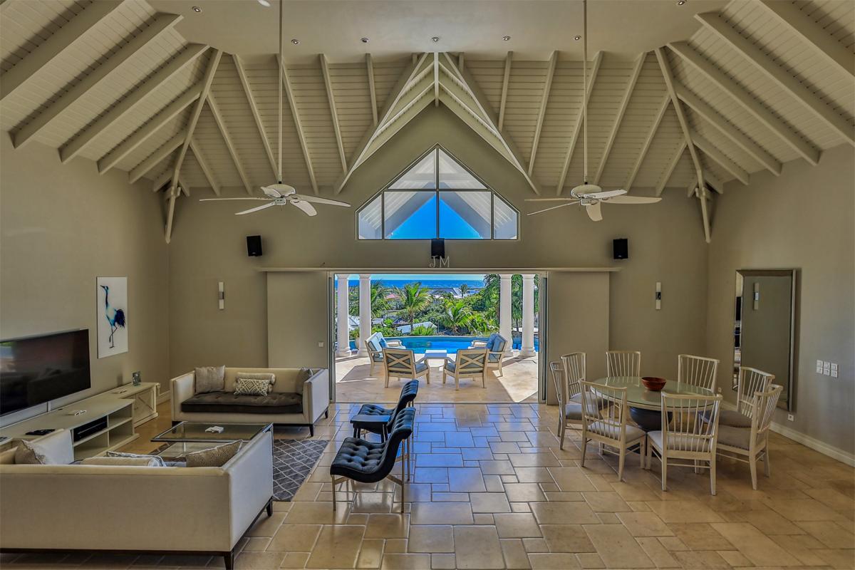 Villa rental Saint Martin - Living room